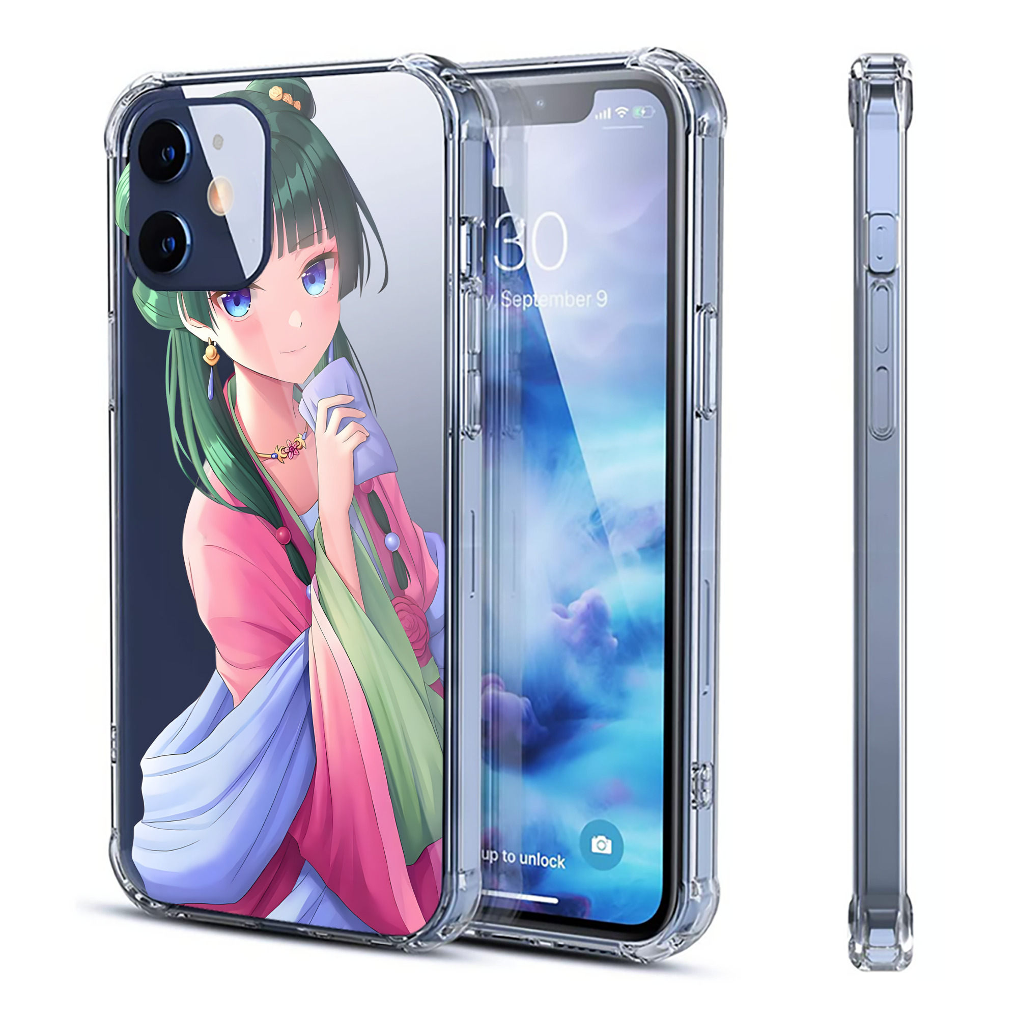 （画像用） 薬屋のひとりごと The Apothecary Diaries 【iPhone 12シリーズ対応】透明スマホケース（クリアソフトケース）